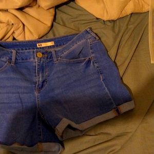 Blue Denim Shorts